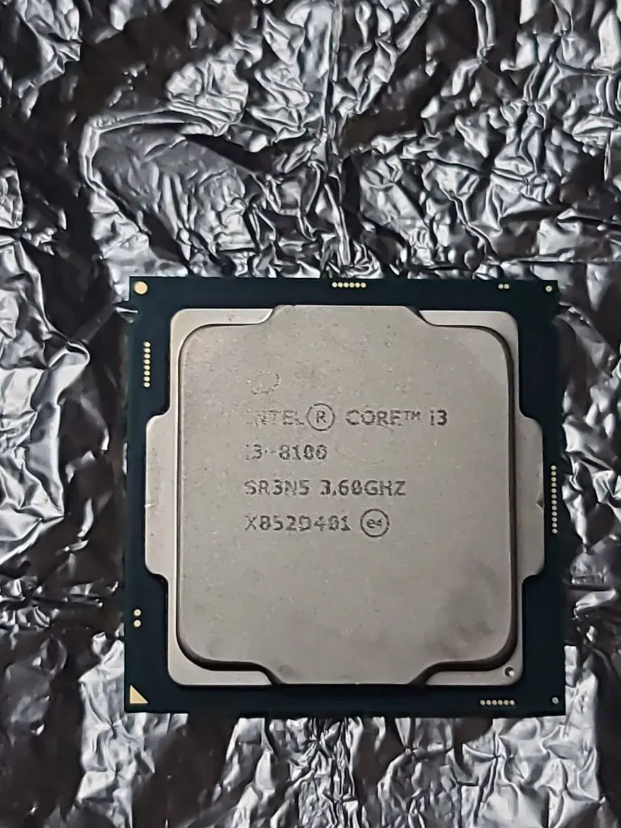 cpu i3 8100